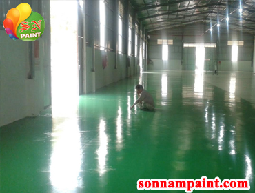 Sơn epoxy chống trơn trượt 1