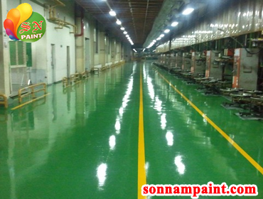 Sơn epoxy chống trơn trượt 2